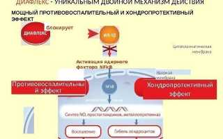 От чего назначают лекарственное средство Диафлекс для лечения заболеваний
