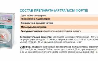 Как правильно принимать препарат Артра МСМ Форте для здоровья суставов?