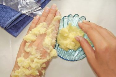 Картофельный компресс для запястья