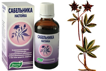 Спиртовая настойка сабельника 