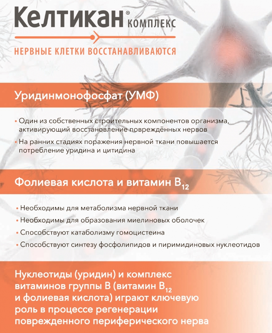 Действующие вещества Келтикана