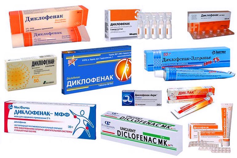 Формы Диклофенака
