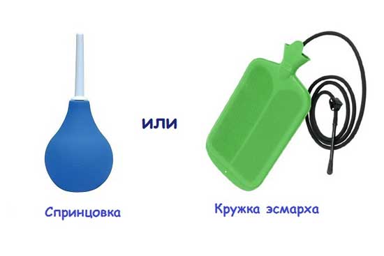 Очищение клизмами