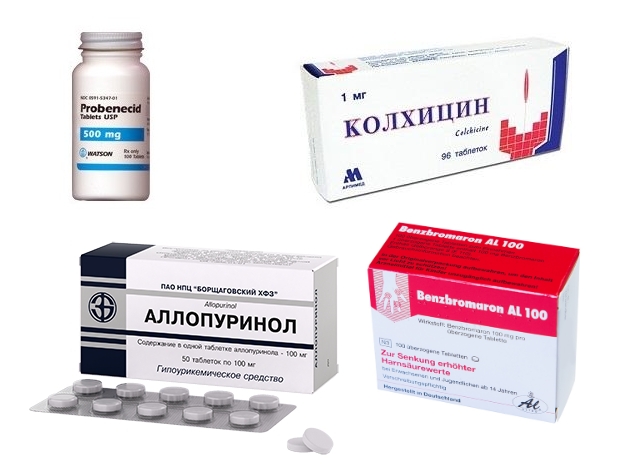 Препараты при подагре