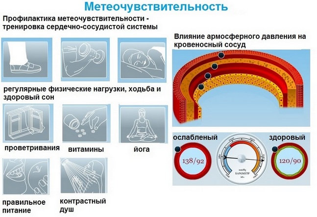 Профилактика метеочувствительности