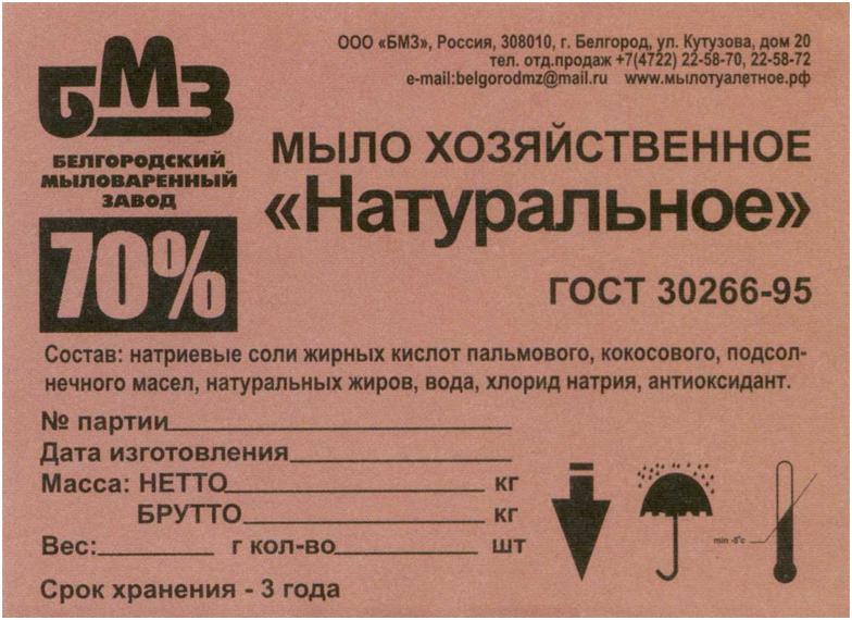 Состав хозяйственного натурального мыла