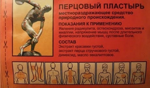 Состав и применение перцового пластыря