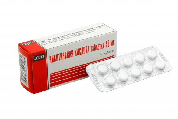 Таблетки с никотиновой кислотой