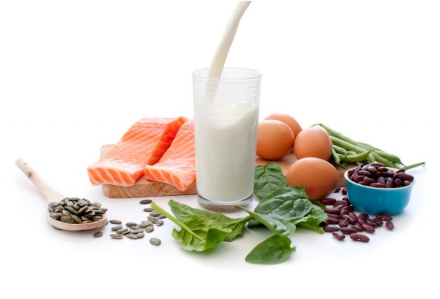 Употребление продуктов богатых белком