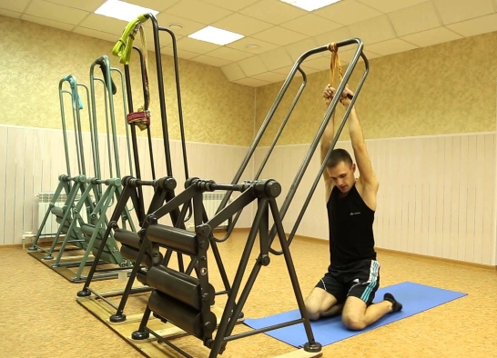 Вытяжение позвоночника на качели Юлина